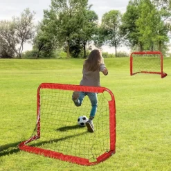 Homcom - Set de 2 porterías plegables de fútbol* Deportes