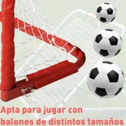 Homcom - Set de 2 porterías plegables de fútbol* Deportes