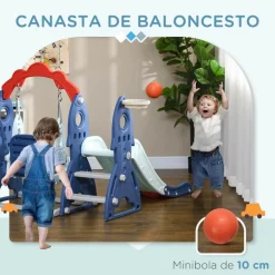 AIYAPLAY Homcom - Set juegos interior infantil 3 en 1