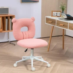 Homcom - Silla infantil de borreguito Rosa* Estilo De Vida