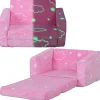 AIYAPLAY Homcom - Sillón infantil Rosa brilla en la oscuridad