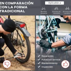 Homcom - Soporte para reparación de bicicleta* Bicicletas