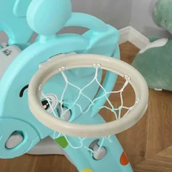 Homcom - Tobogán Infantil con Aro Baloncesto* Toboganes