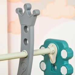 Homcom - Tobogán infantil con columpio