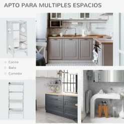 Homcom - Torre de aprendizaje madera Gris