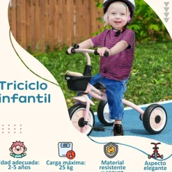 Homcom - Triciclo infantil Rosa* Motos Y Triciclos