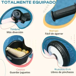 Homcom - Triciclo infantil Rosa* Motos Y Triciclos