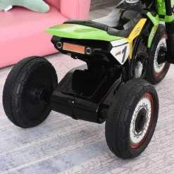 Homcom - Triciclo Moto de Montaña Infantil Verde* Vehículos De Batería O A Pedales
