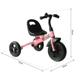 Homcom - Triciclo Rosa