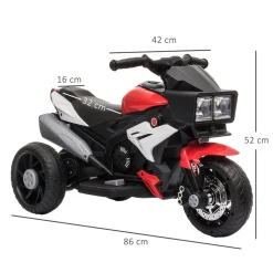 Homcom - Trimoto eléctrica infantil de batería