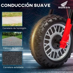 Homcom - Trimoto eléctrica infantil Honda* Vehículos De Batería O A Pedales