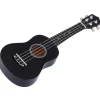 Homcom - Ukelele soprano 21" Madera Negro