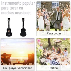 Homcom - Ukelele soprano 21