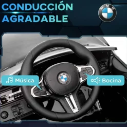AIYAPLAY Homcom - Vehículo batería infantil BMW M4 Negro* Vehículos De Batería O A Pedales