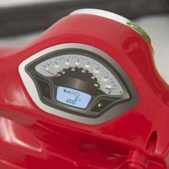 Homcom - Vespa roja Vehículo de batería