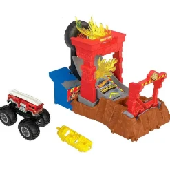 MATTEL Hot Wheels - Arena de Retos de Destrucción Hot Wheels Monster Truck (Varios modelos)