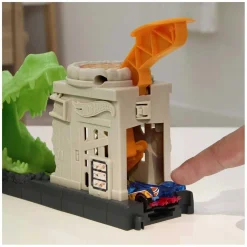 MATTEL Hot Wheels - Ataque del cocodrilo: Pista para coches con lanzador y vehículo ㅤ* Vehículos Y Circuitos