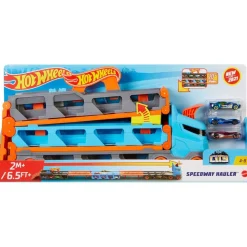 MATTEL Hot Wheels - Camión de transporte convertible