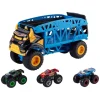 MATTEL Hot Wheels - Camión transportador de Monster Trucks