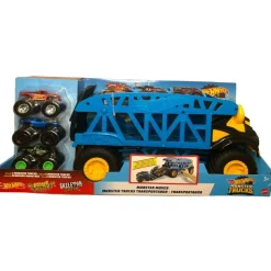 MATTEL Hot Wheels - Camión transportador de Monster Trucks