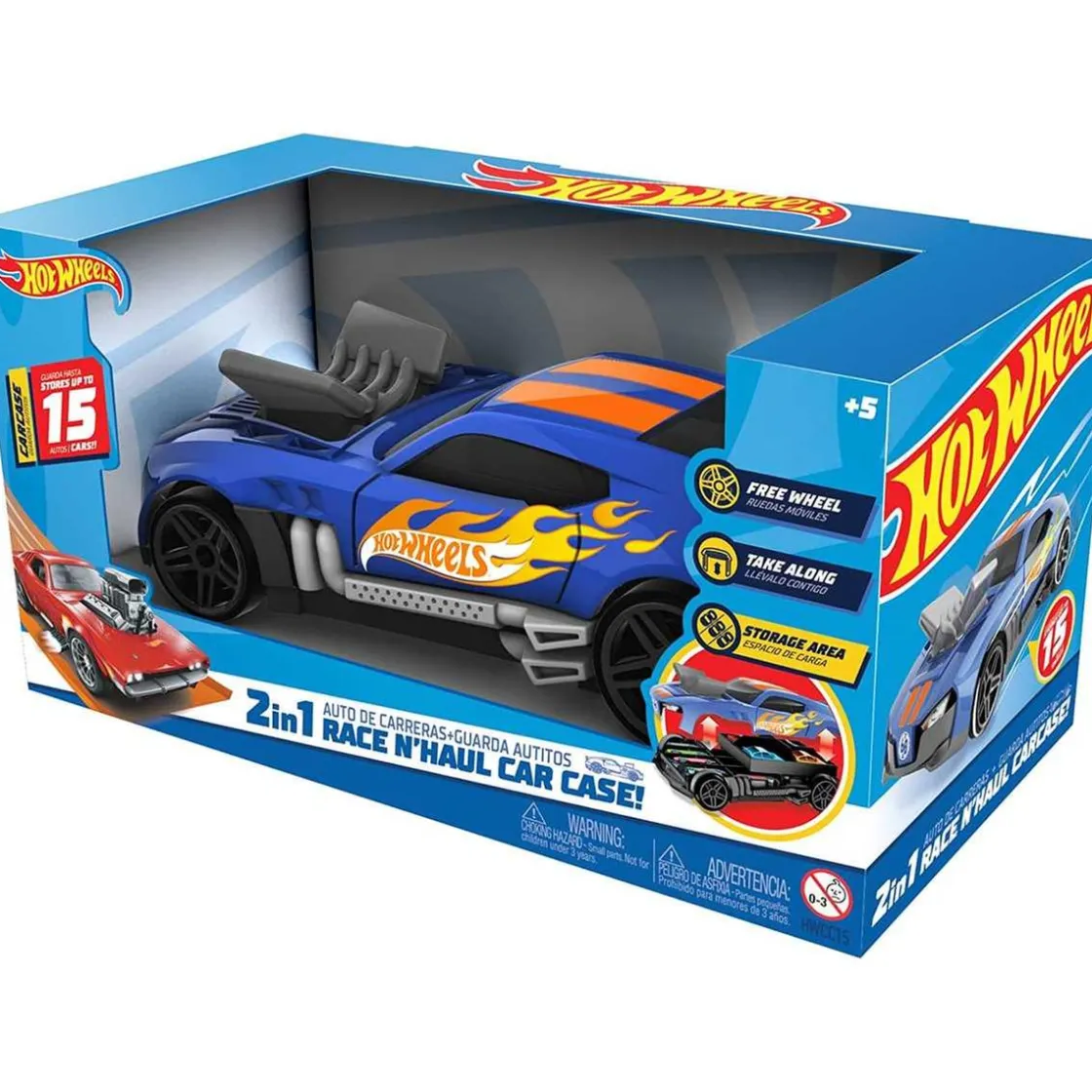 CEFA Hot Wheels - Coche de carreras portacoches Hot Wheels ㅤ* Vehículos Y Circuitos