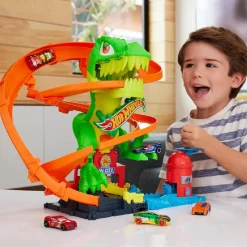 MATTEL Hot Wheels - Estación de bomberos T-Rex* Vehículos Y Circuitos