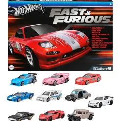 PRENATAL Hot Wheels - Fast & Furious coche juguete pack 10 vehículos