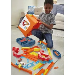 MATTEL Hot Wheels - Hot Wheels Track Builder Unlimited con 20 pies de pista y vehículo de juguete ㅤ