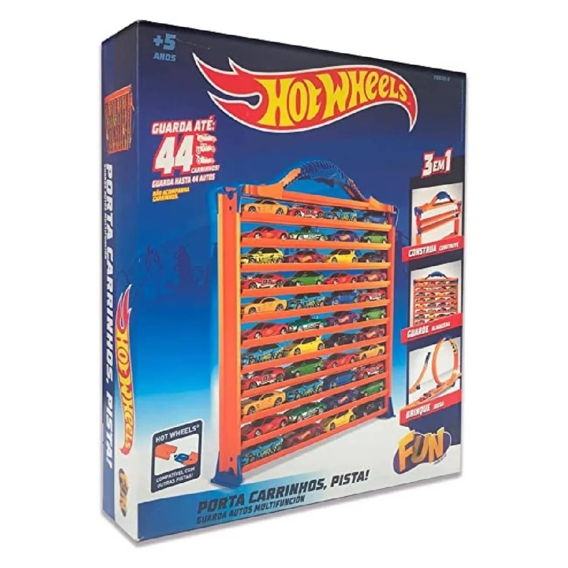 CEFA Hot Wheels - Maletín portacoches 3 en 1