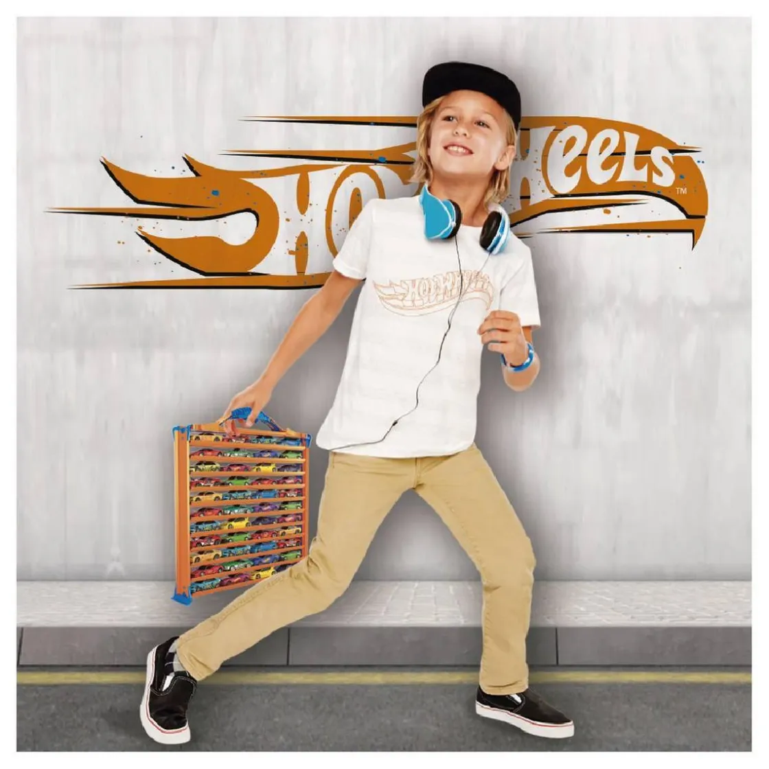 CEFA Hot Wheels - Maletín portacoches 3 en 1