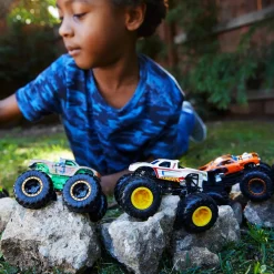 MATTEL ESPANA Hot Wheels - Pack 2 Vehículos Doble Demolición Monster Trucks (varios modelos)