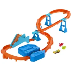 MATTEL Hot Wheels - Pista 3 en 1 con salto propulsado* Vehículos Y Circuitos