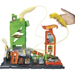 MATTEL Hot Wheels - Pista Carreras Urbanas Estación de Recarga ㅤ* Vehículos Y Circuitos