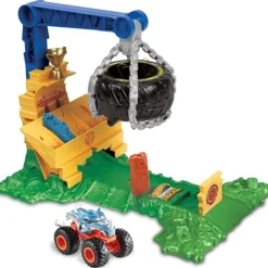 MATTEL Hot Wheels - Pista de Acrobacias Monster Trucks ㅤ