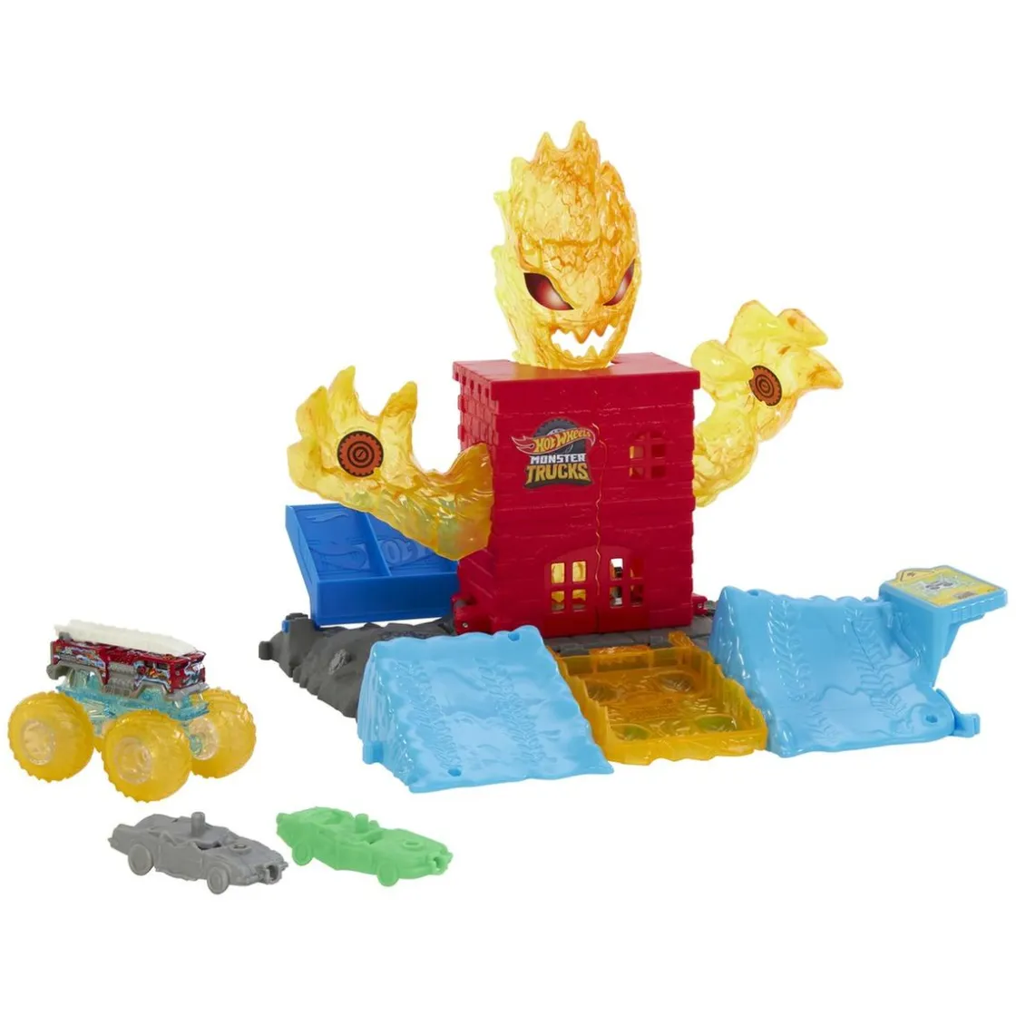 MATTEL Hot Wheels - Pista Monster Trucks coches arena smashers