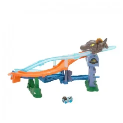 MATTEL Hot Wheels RacerVerse - Pista Jurassic World Crash & Splash* Vehículos Y Circuitos