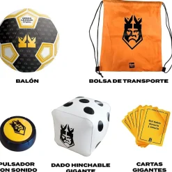 FABA IMC Toys - Juego de futbol oficial Kings League recrea un partido real ㅤ