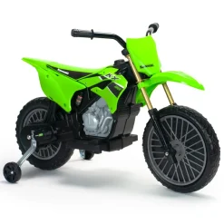 INJUSA - Moto Cross Kawasaki KX 85 de 6V Verde* Vehículos De Batería O A Pedales