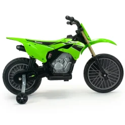 INJUSA - Moto Cross Kawasaki KX 85 de 6V Verde* Vehículos De Batería O A Pedales