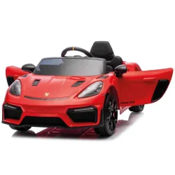 INJUSA - Porsche Spyder 12V Rojo