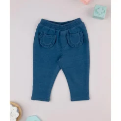 Prenatal Jegging niña azul denim con bolsillos