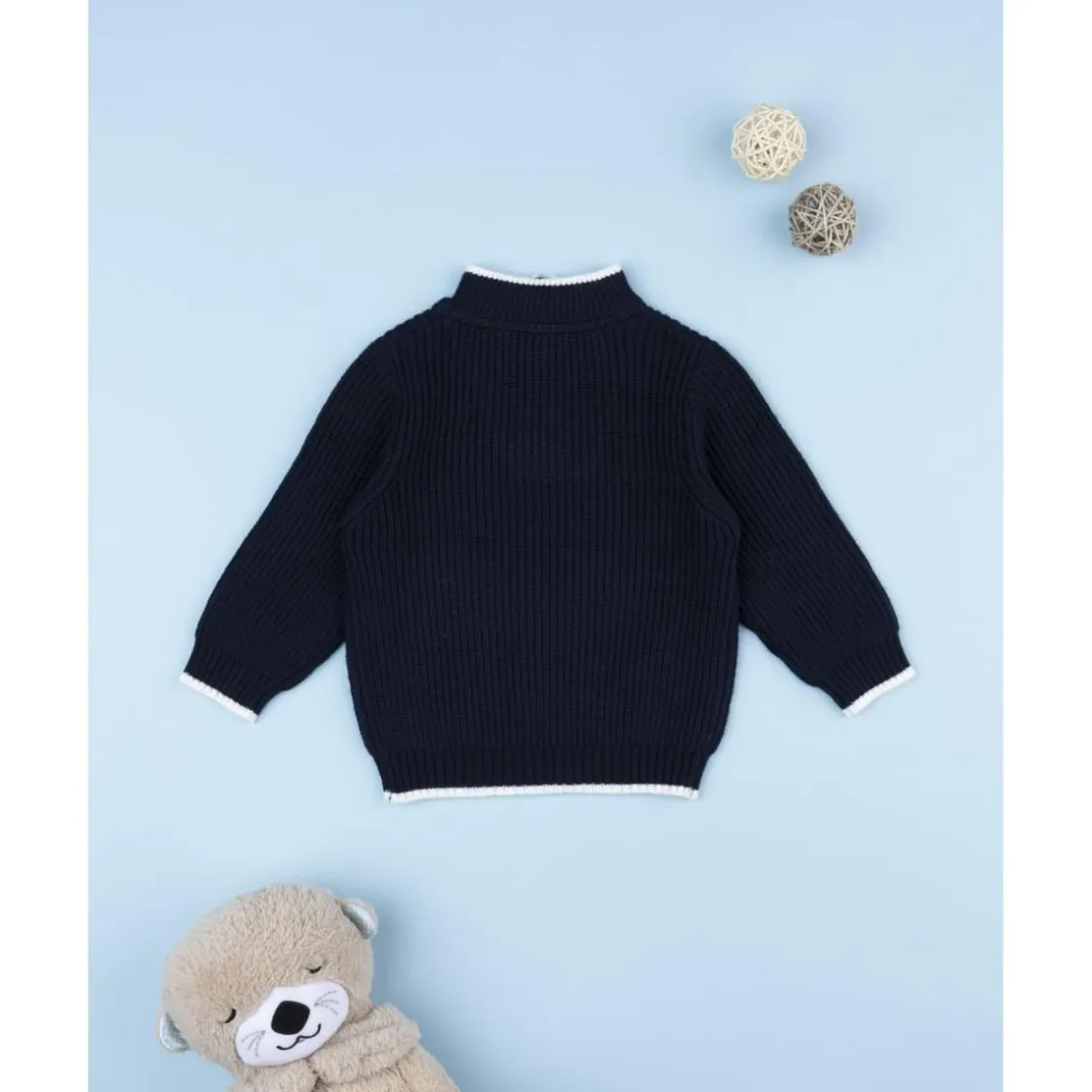 Prenatal Jersey bebé azul con perrito bordado* Niño·Bebé Niño 3-36 Meses|Bebé Niño 3-36 Meses·Jerséis Y Cardigans