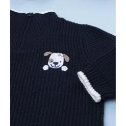 Prenatal Jersey bebé azul con perrito bordado* Niño·Bebé Niño 3-36 Meses|Bebé Niño 3-36 Meses·Jerséis Y Cardigans