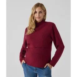 Prenatal Jersey de lactancia burdeos* Premamá·Moda|Moda·Prendas De Punto