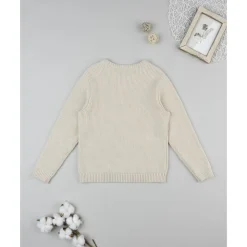 Prenatal Jersey de niño beige con bolsillo