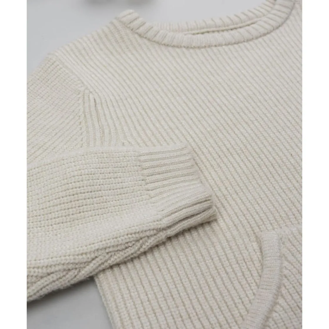 Prenatal Jersey de niño beige con bolsillo