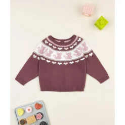 Prenatal Jersey niña rosa con gatitos