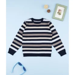 Prenatal Jersey niño multicolor de rayas