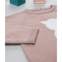 Prenatal Jersey rosa de niña con gato* Niña·Bebé Niña 3-36 Meses|Bebé Niña 3-36 Meses·Jerséis Y Cardigans