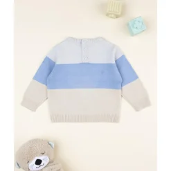 Prenatal Jersey tricot niño azul/beige* Niño·Bebé Niño 3-36 Meses|Bebé Niño 3-36 Meses·Jerséis Y Cardigans